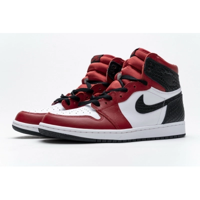 Coolkicks PKGoden Air Jordan 1 Retro High Satin Snake Chicago (W),CD0461-601 01