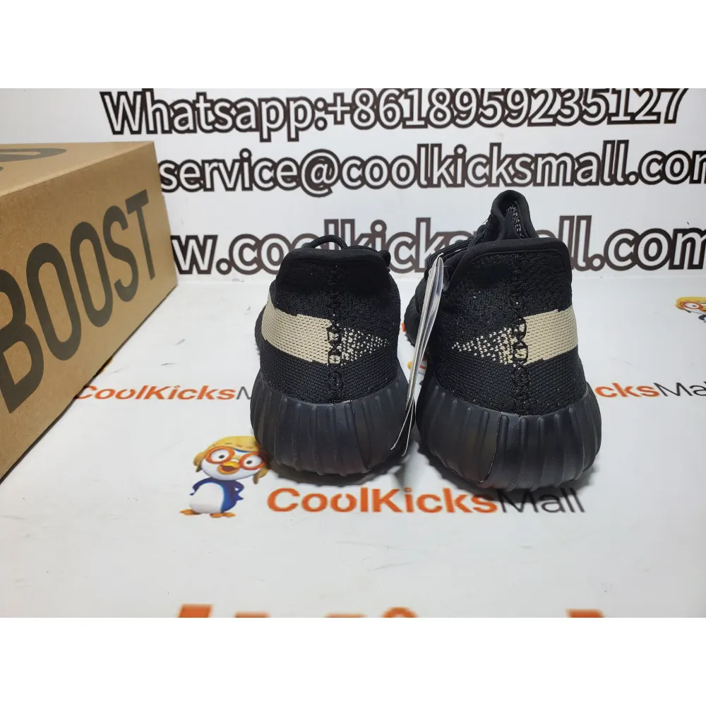Coolkicks PKGoden Yeezy Boost 350 V2 Core Black White,BY1604