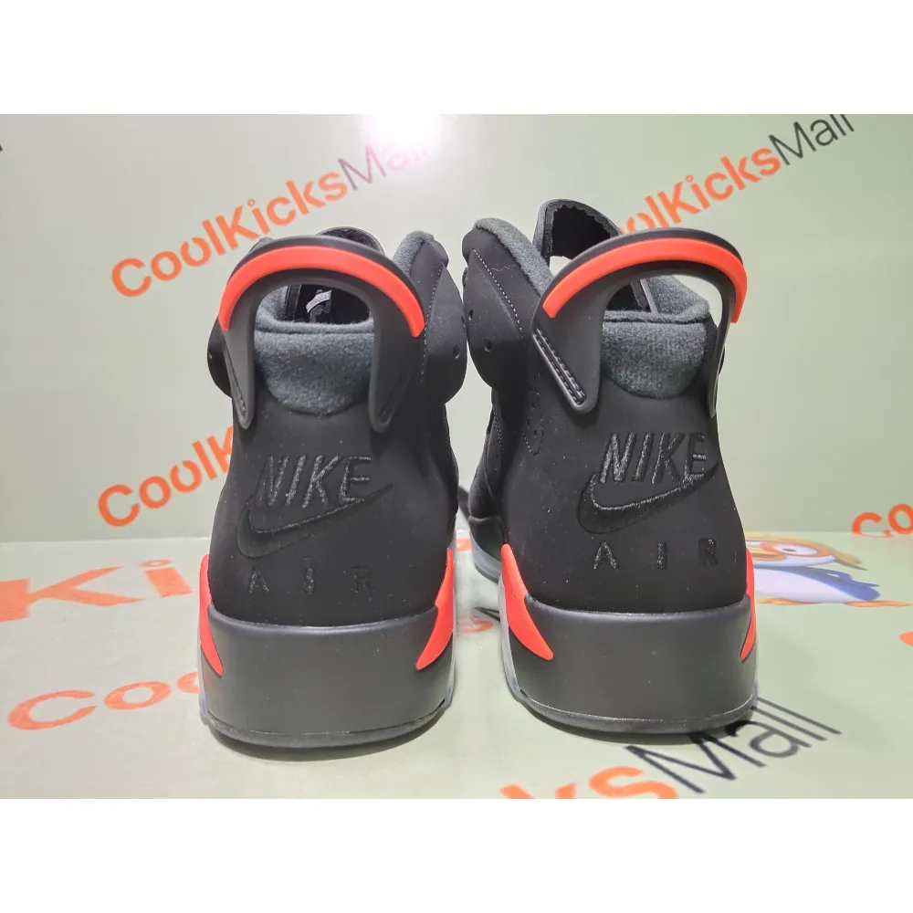 Coolkicks PKGoden Air Jordan 6 Retro Black Infrared (2019),384664-060