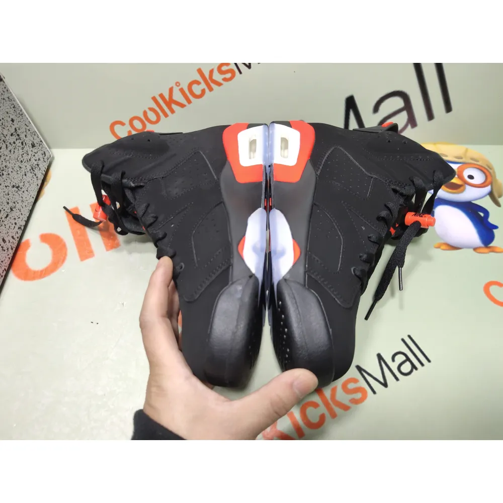 Coolkicks PKGoden Air Jordan 6 Retro Black Infrared (2019),384664-060