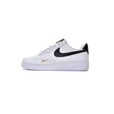 Coolkicks |G5 Air Force 1 Low '07 Essential White Black Gold Mini Swoosh,CZ0270-102   01