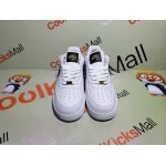 Coolkicks |G5 Air Force 1 Low '07 Essential White Black Gold Mini Swoosh,CZ0270-102  