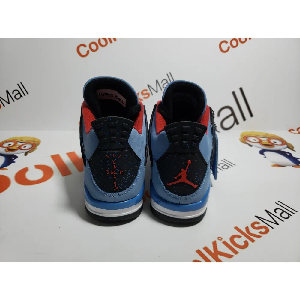 (50% off for a limited time promotion) Air Jordan 4 Retro Travis Scott Cactus Jack,308497-406