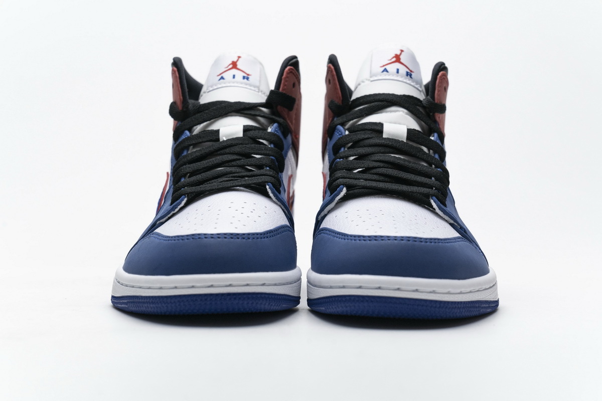 PK GOD Air Jordan 1 Mid Multi-Color Swoosh