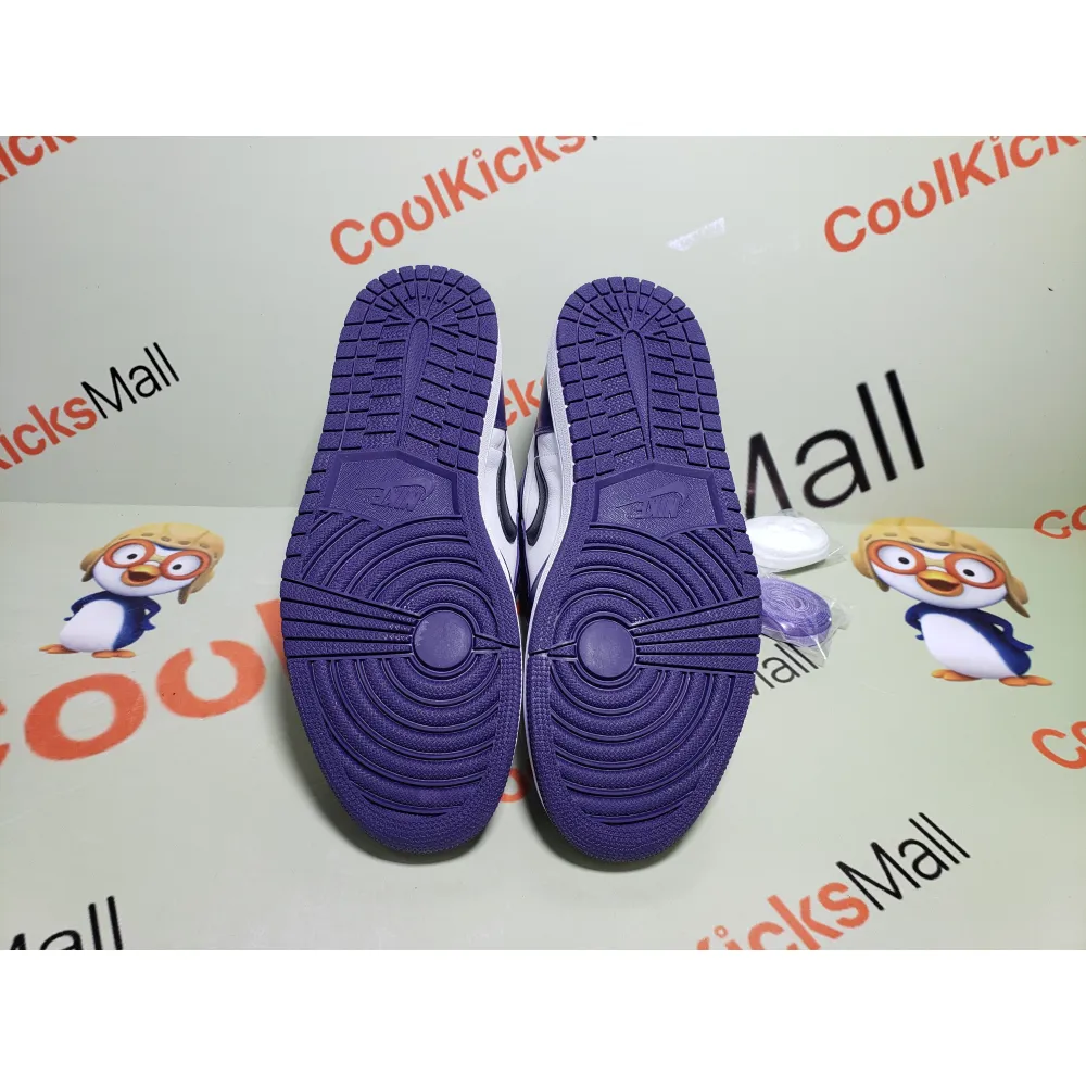 Coolkicks PKGoden Air Jordan 1 Retro High Court Purple White,555088-500