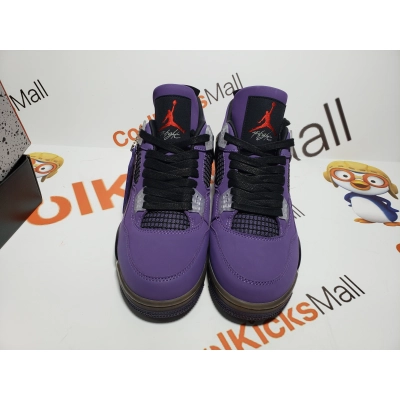 PKGoden Air Jordan 4 Retro Travis Scott Purple,AJ4-766302 02