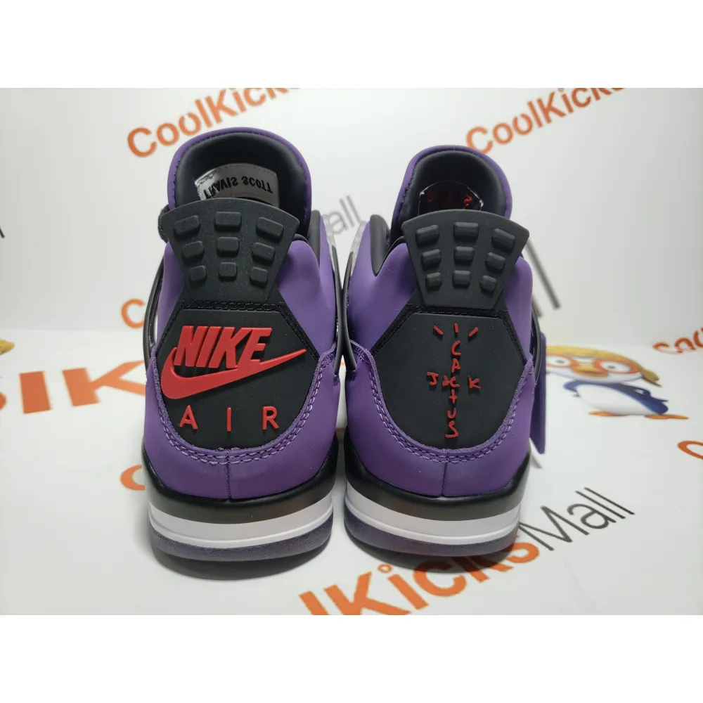 PKGoden Air Jordan 4 Retro Travis Scott Purple,AJ4-766302