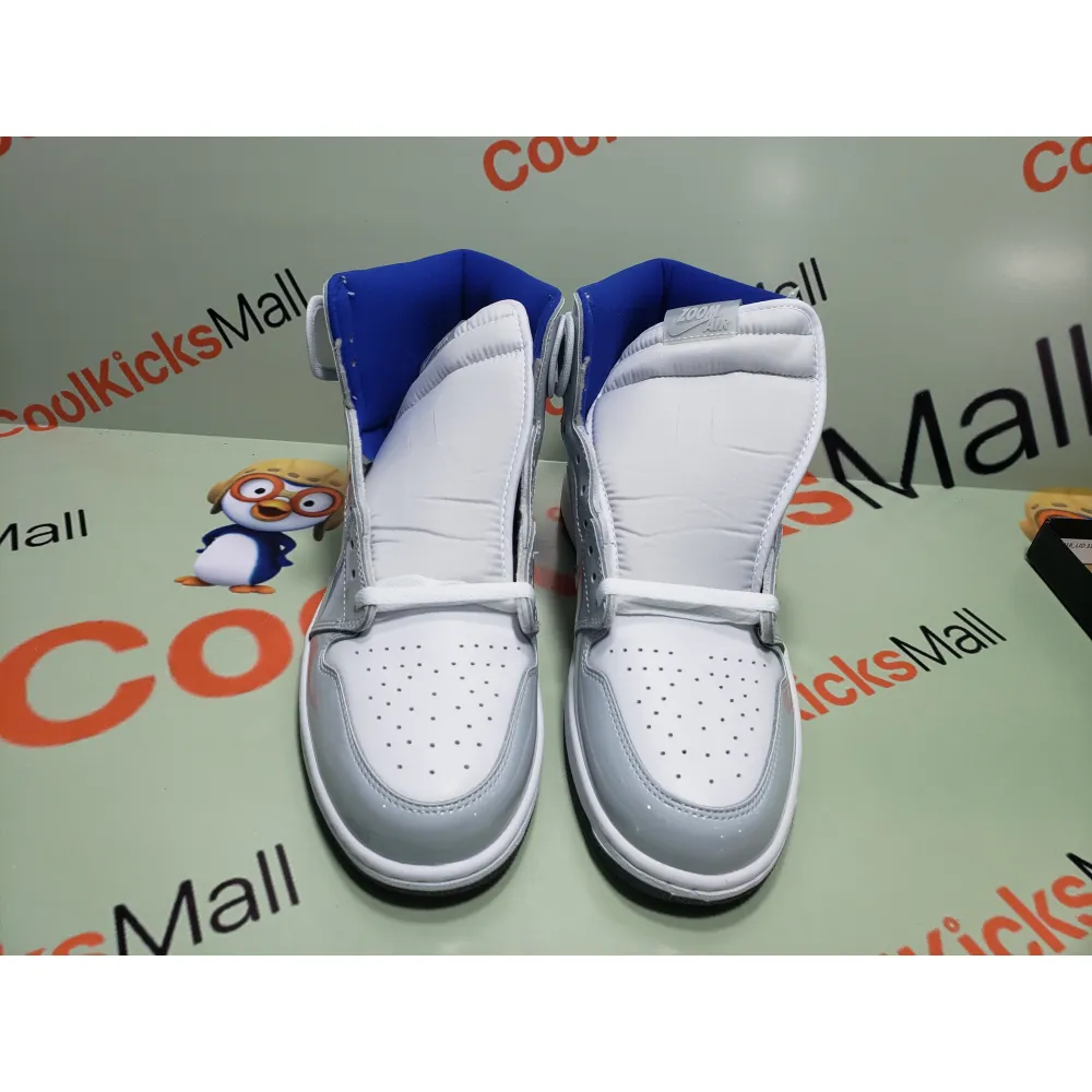 Coolkicks | PKGoden Air Jordan 1 Retro High Zoom White Racer Blue,CK6637-104