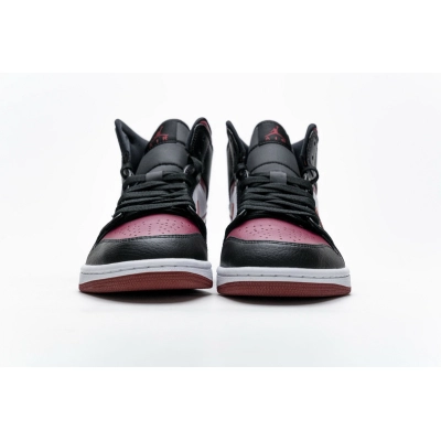 Coolkicks PKGoden Air Jordan 1 Retro High Black Satin Gym Red,555088-060 02