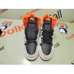 Coolkicks PKGoden Air Jordan 1 Retro High Neutral Grey Hyper Crimson,555088-018