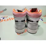 Coolkicks PKGoden Air Jordan 1 Retro High Neutral Grey Hyper Crimson,555088-018
