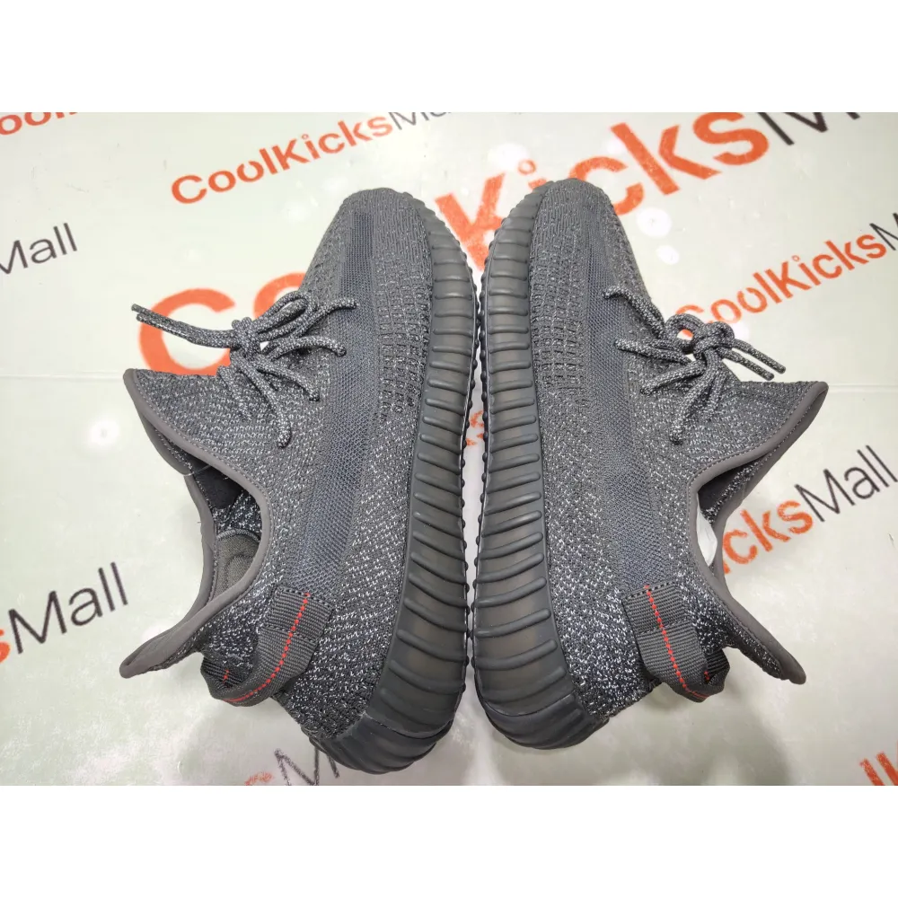 Coolkicks PKGoden Yeezy Boost 350 V2 Static Black (Reflective),FU9007