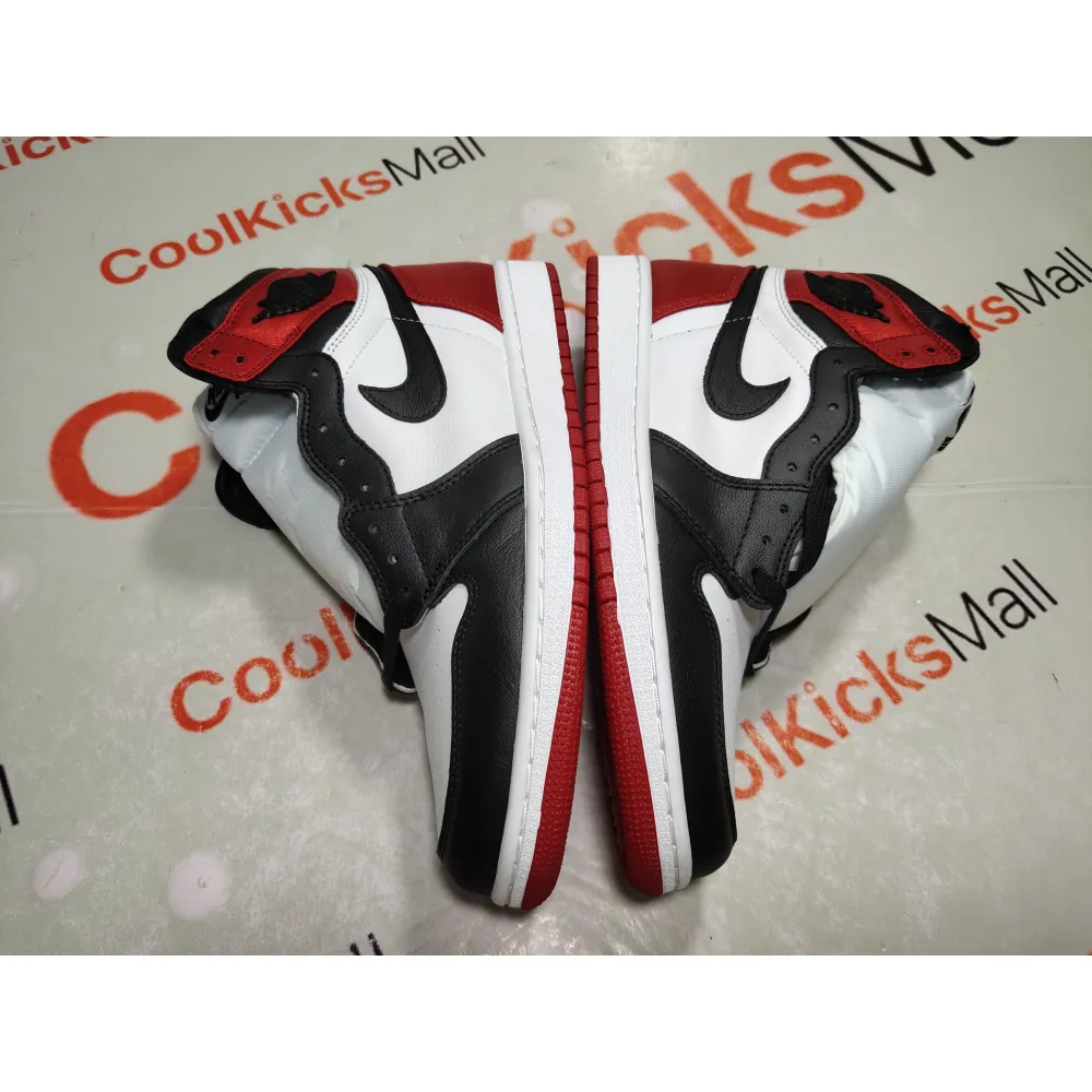Coolkicks PKGoden Air Jordan 1 Retro High Satin Black Toe (W),CD0461-016