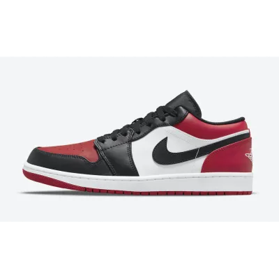 Coolkicks | G5 Air Jordan 1 Low Bred Toe,553558-612    01