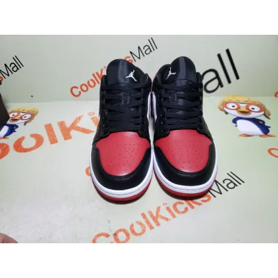 Coolkicks | G5 Air Jordan 1 Low Bred Toe,553558-612    02