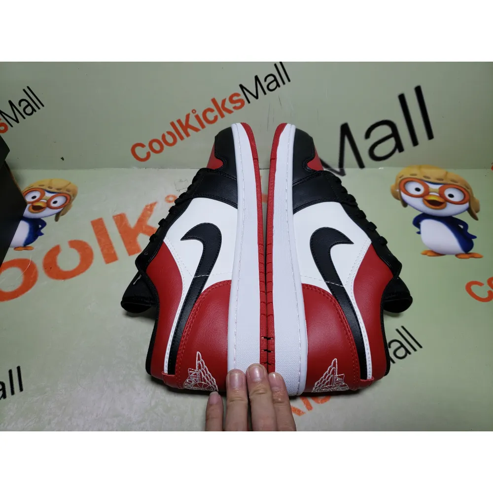 Coolkicks | G5 Air Jordan 1 Low Bred Toe,553558-612   