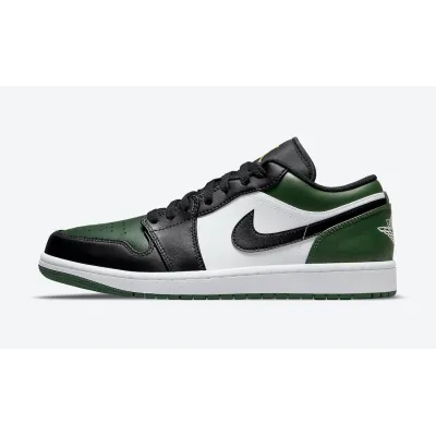 Coolkicks | G5 Air Jordan 1 Low Green Toe,553558-371  01