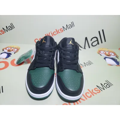 Coolkicks | G5 Air Jordan 1 Low Green Toe,553558-371  02