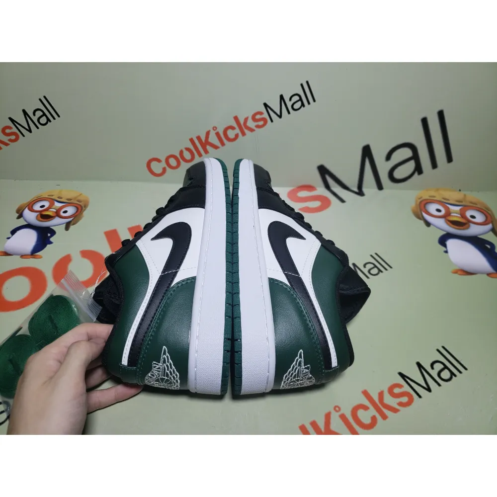Coolkicks | G5 Air Jordan 1 Low Green Toe,553558-371 