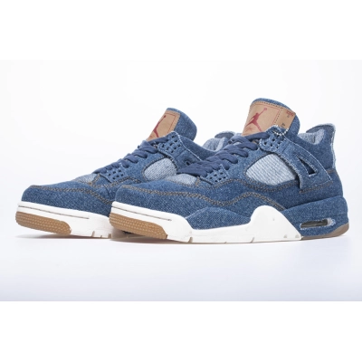 GET  GET Air Jordan 4 Retro Levi's Denim (Tag with Levi's LGETo) 02