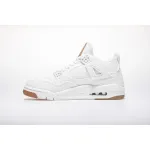 GET Air Jordan 4 Retro Levi's White (Levi's Tag)