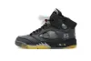 Coolkicks GET Air Jordan 5 Retro Off-White Black,CT8480-001