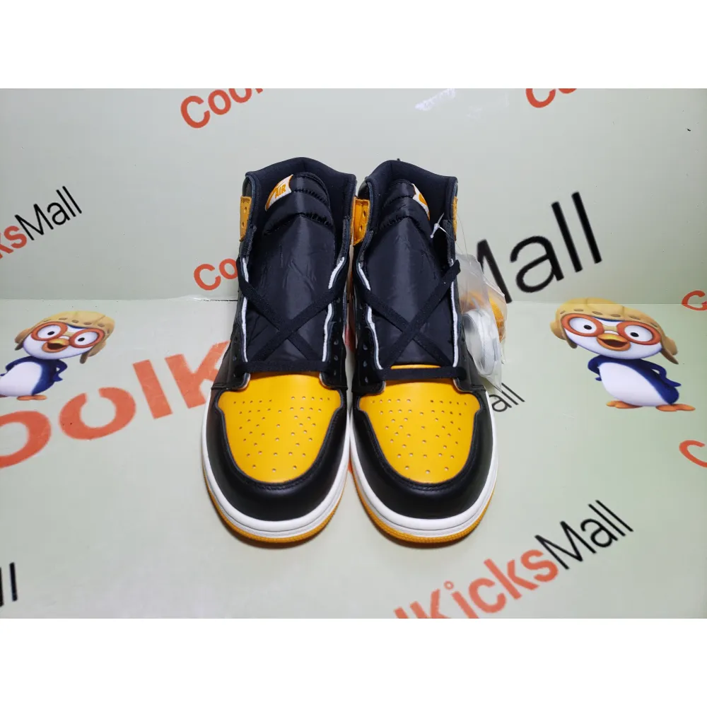 Cool Kicks | PKGoden Air Jordan 1 High GET Yellow Toe,555088-711