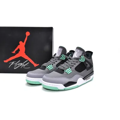 PKGoden Air Jordan 4 Retro Green Glow ,308497-033   01