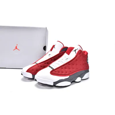 cool kicks website | PKGoden Air Jordan 13 Retro Gym Red Flint Grey,DJ5982-600   01