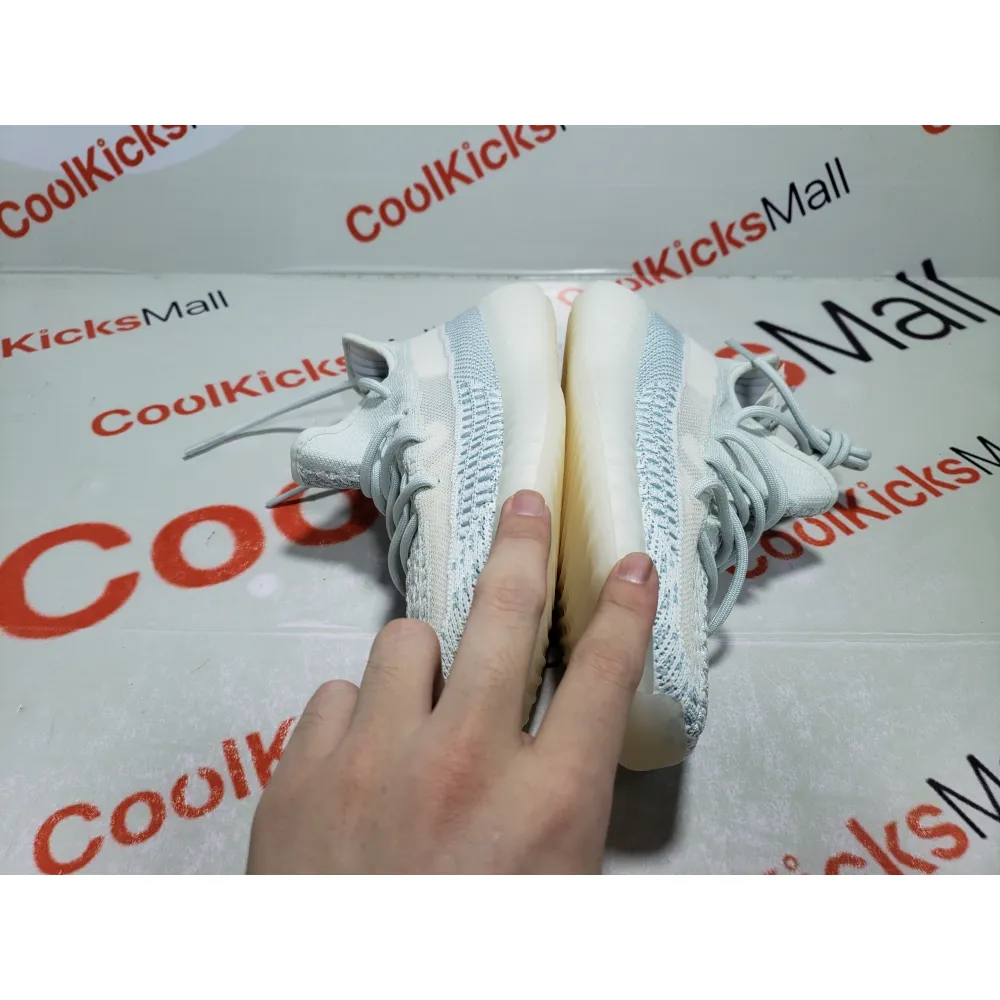 Cool Kicks G5 Yeezy Boost 350 V2 Cloud White (Non-Reflective),FW3043
