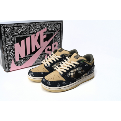 💥[BF 50% OFF]💥 PKGoden SB Dunk Low Travis Scott,CT5053-001 01