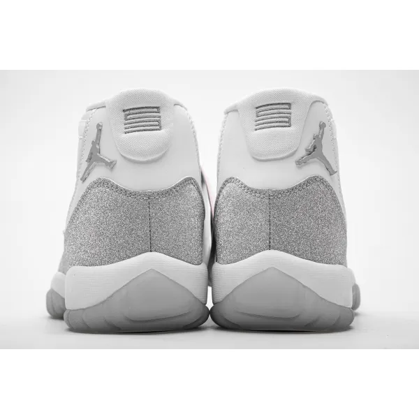 PK GOD Air Jordan 11 Retro White Metallic Silver (W)