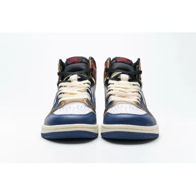 Coolkicks PKGoden Air Jordan 1 Retro High Union Los Angeles Blue Toe,BV1300-146 02