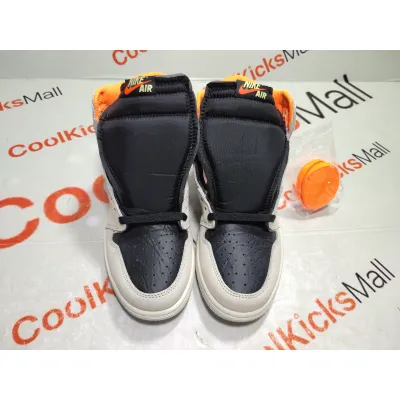 Coolkicks GET Air Jordan 1 Retro High Neutral Grey Hyper Crimson,555088-018 02