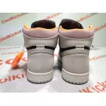 Coolkicks GET Air Jordan 1 Retro High Neutral Grey Hyper Crimson,555088-018