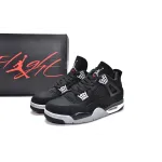 PKGoden Air Jordan 4 Retro Black Canvas,DH7138-006