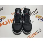 PKGoden Air Jordan 4 Retro Black Canvas,DH7138-006
