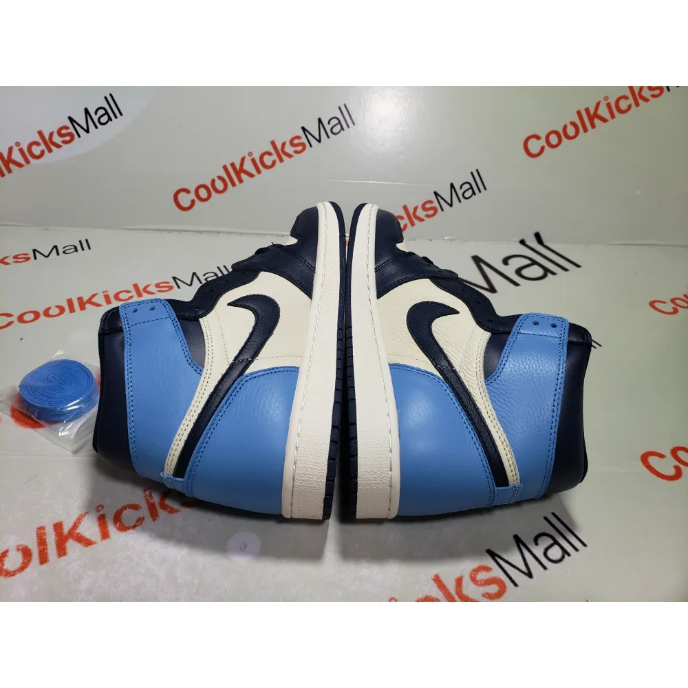 Cool Kicks GET Air Jordan 1 Retro High Obsidian UNC,555088-140