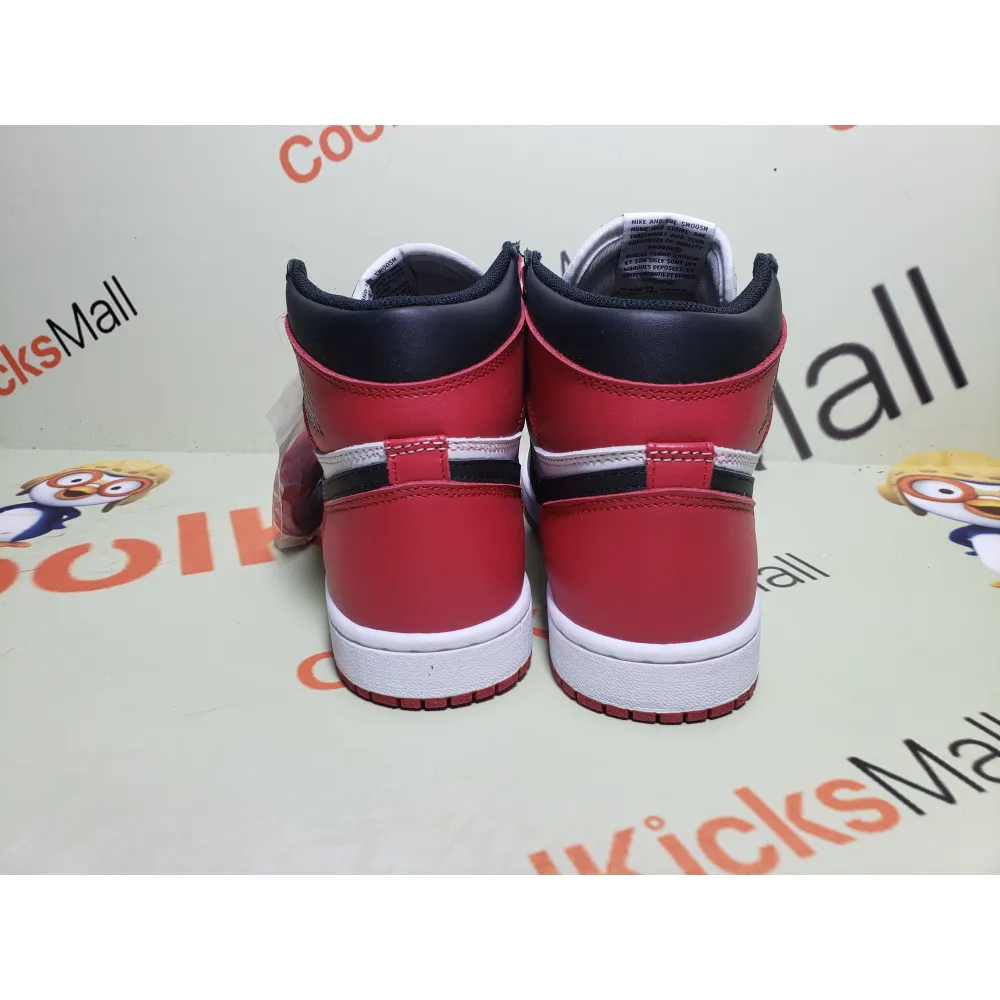 Coolkicks GET Air Jordan 1 Retro Black Toe (2016),555088-125