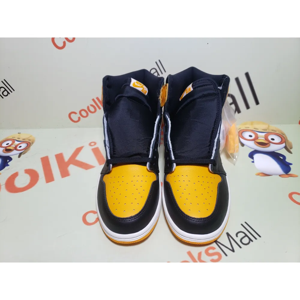Coolkicks GET Air  Jordan 1 High GET Yellow Toe,555088-711 