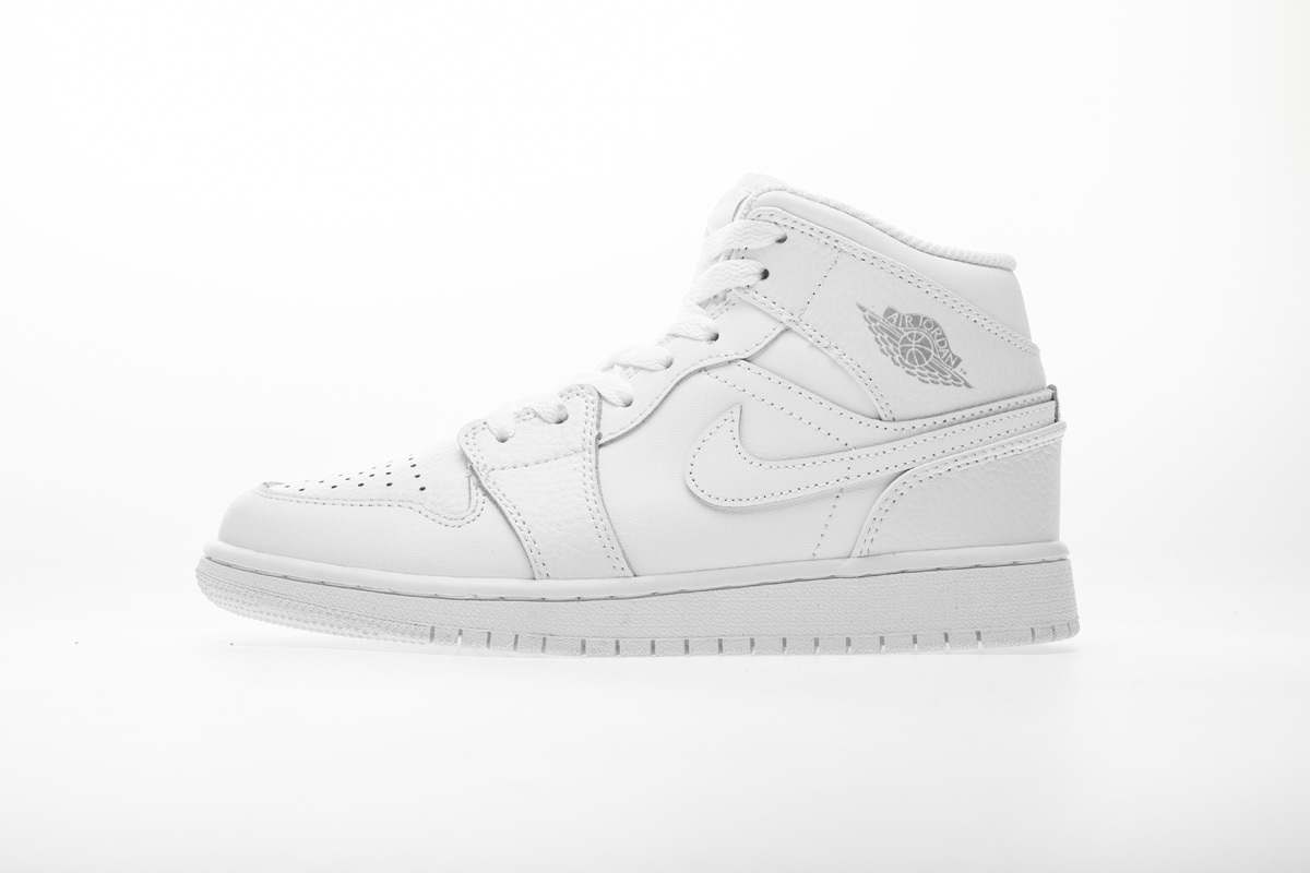 GET Air Jordan 1 Retro Mid GS white