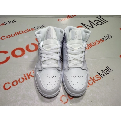 Coolkicks GET Air Jordan 1 Retro Mid GS white, 554725-109 02