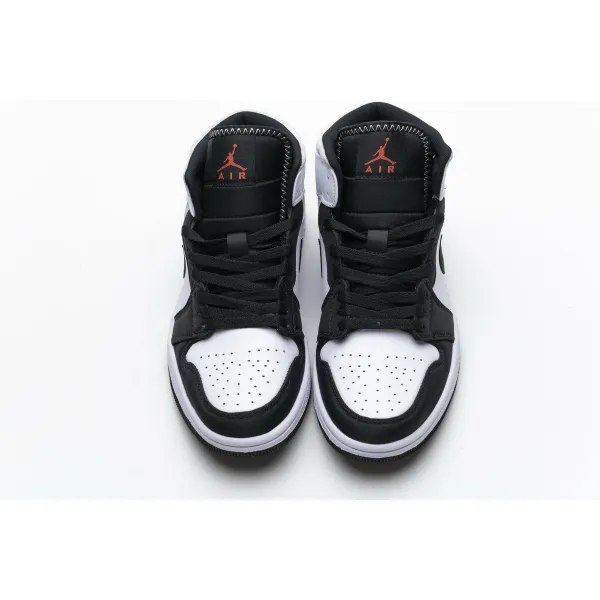 GET Air Jordan 1 Mid SE Union Black Toe