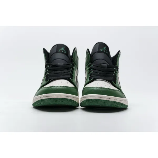 GET Air Jordan 1 Mid Pine Green