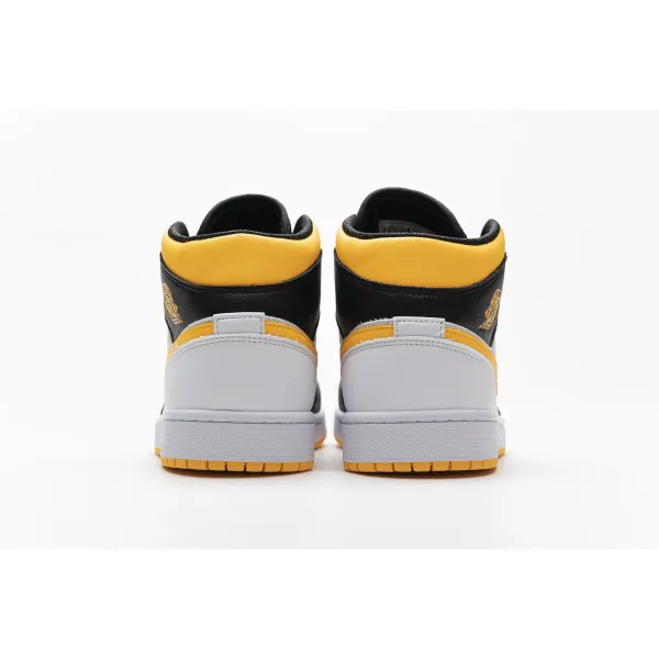 GET Air Jordan 1 Mid Laser Orange Black (W)
