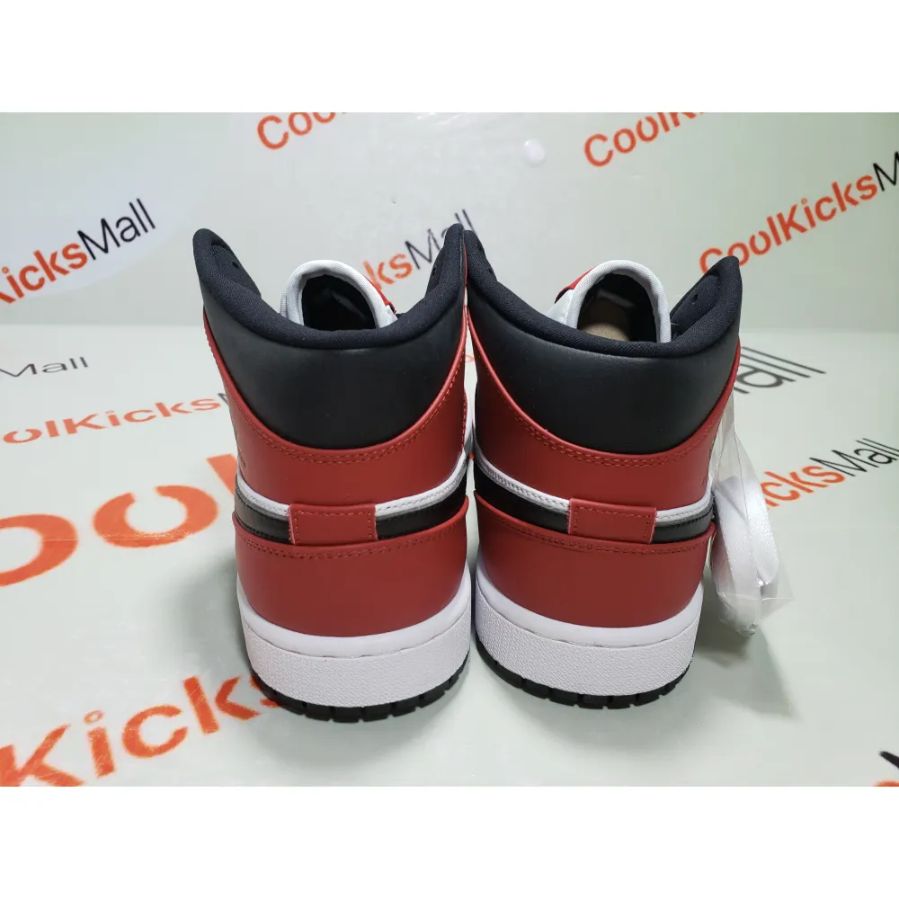 Cool Kicks | GET Air Jordan 1 Mid Chicago Black Toe (GS),554725-069
