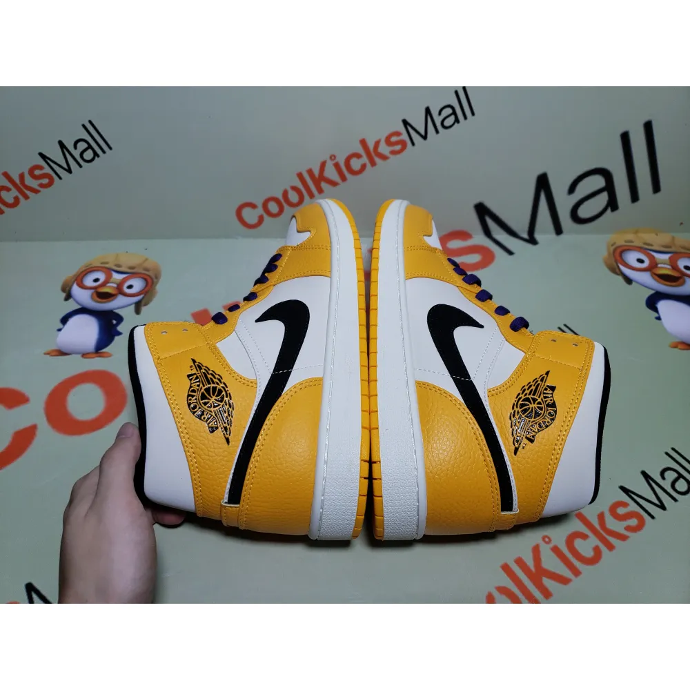 Coolkicks GET Air Jordan 1 Mid SE Lakers,852542-700