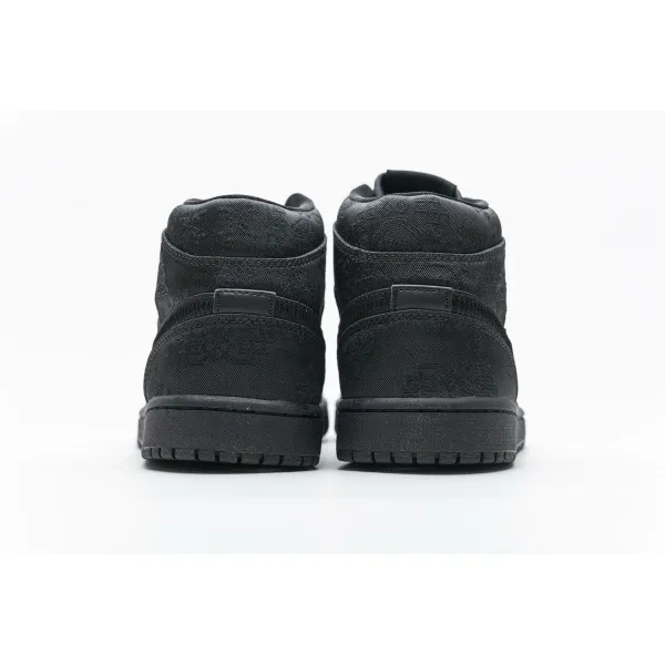 GET Air Jordan 1 Mid Fearless Black