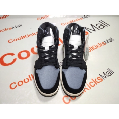 Coolkicks GET Air Jordan 1 Mid Satin Grey Toe,852542-011 02