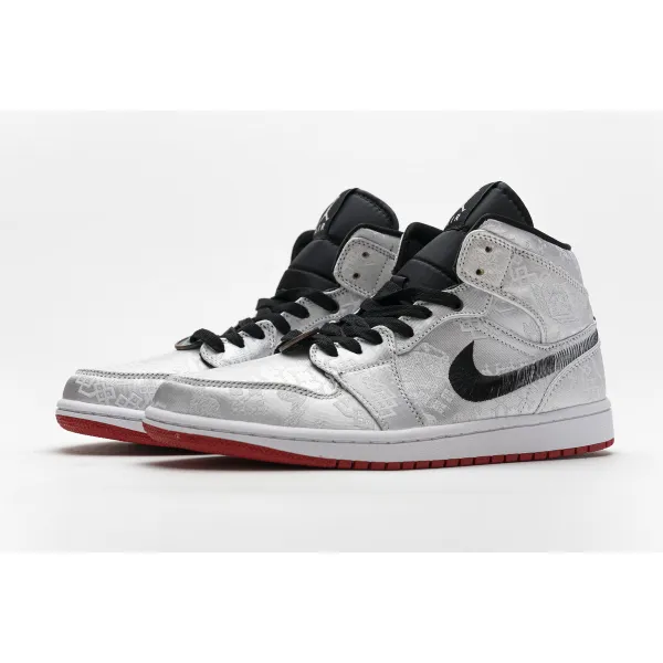 GET Air Jordan 1 Mid SE Fearless Edison Chen CLOT